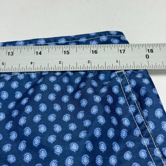 Peter Millar Blue Polka Dot Swimsuit Board Shorts Drawstring Waist & Pockets XL. - Picture 5 of 15